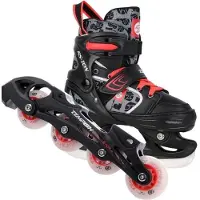 Tempish RS TON DUO LED ausziehbare Schlittschuhe 30-33