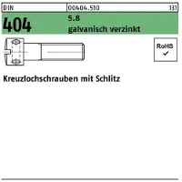 F. REYHER Nchfg. GmbH & Co. KG Kreuzlochschraube DIN 404 Schlitz M 5 x 20 5.8 galvanisch verzinkt