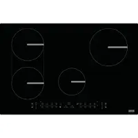Franke FSM 804 I B BK, Schwarz, Integriert, 77 cm, Zonen-Induktionskochfeld, Glaskeramik, 4 Zone(n)