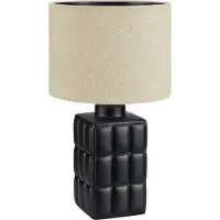 Markslöjd Cuscini Tischlampe Schwarz 42,5 cm