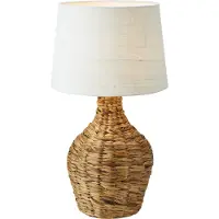 Markslöjd Paglia 1 Tischleuchte Beige/Natural - , Paglia, Holz, für Wohnzimmer, Holz