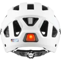 Uvex Stride Visor Fahrradhelm für Erwachsene - White matt/59-61 cm