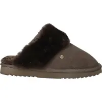 Warmbat Pantoffel Flurry Suede Pebble Damen-Schuhgröße 40