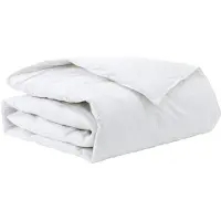 vidaXL Winterbettdecke Weiß 140 x 200 cm Feder