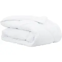 vidaXL Winterbettdecke 220 x 202 x 5 cm Winter Polyester Weiß