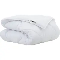 vidaXL Winterbettdecke 200 x 135 x 5 cm Winter Polyester Weiß
