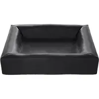Bia Bed Kunstleer Hoes Hondenmand Zwart