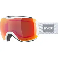 Uvex Skibrille Downhill 2100 CV S2 Unisex Planet White Shiny / Scarlet Green
