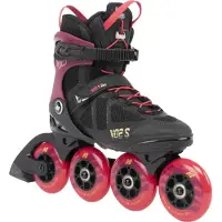 K2 Damen Inlineskates VO2 S 90 PRO SHORT CUFF burgandy_pink