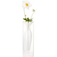 Philippi Vase Esmeralda XS Transparent/Weiss