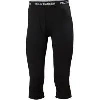 Helly Hansen Legging Lifa Merino Midweight 3/4 Pant Black Herren-XXL
