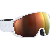 POC - Skibrille - Zonula Hydrogen White/Partly Sunny Orange - Weiß