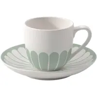 Villeroy & Boch Fleur Couleur Espressotasse mit Untertasse 70 ml - Vert