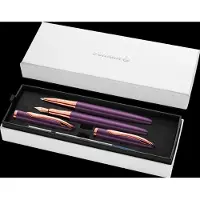 Pelikan Tintenroller Füllhalter & Roller Jazz Noble Elegance im Set, Viola