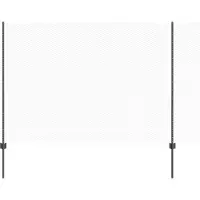 vidaXL Sechseckzaun mit Pfosten 50 x 1,6 m PVC-beschichteter Stahl