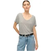 Superdry Studios Slub Embroidered Vee Kurzarm-t-shirt