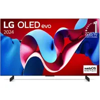 LG OLED42C41LA TV 42 Inch (106 cm) OLED evo TV (a9 Gen7 4K AI Processor, Dolby Vision, up to 120 Hz) [] (OLED42C41LA)