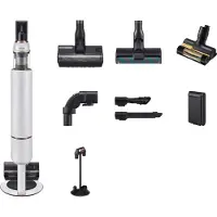 Samsung VS20B95843W Handstaubsauger Schwarz Chrom Weiß Staubbeutel