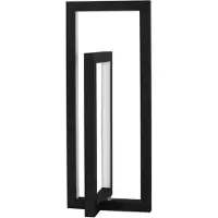 Nova Luce ZESIRO LED Tischleuchte Schwarz 12W Warmweiss 17x17x42cm dimmbar 9086022