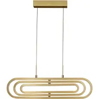 Nova Luce ARTE LED Pendelleuchte Gold 56W Warmweiss 64x44x120cm dimmbar 9110352