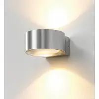 Artdelight Design Wandscheinwerfer Hudson 11 cm – Edelstahl
