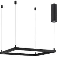 Nova Luce ETERNA LED Pendelleuchte Schwarz 30W Warmweiss 50x50x120cm dimmbar 9990736