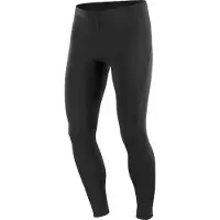 Salomon - Technische und atmungsaktive Strumpfhose - Shakeout Core Tights M Deep Black für Herren - Größe L - schwarz