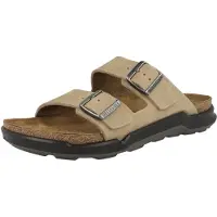 Birkenstock Herren Arizona Crosstown Waxy Sandale (Größe 45, beige)