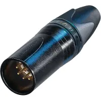 Neutrik NC7MXX-B XLR Schwarz Drahtverbinder (NC7MXX-B)