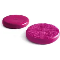 Tiguar Air Disc Balancekissen lila (Ø 32 cm), Trainingskissen für Balance, Stabilität & Tiefenmuskulatur, rutschfest, ergonomisch, mit Noppen, ideal f
