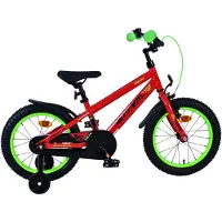 Volare Rocky Kinderfahrrad - Jungen - 16 Zoll - Rot
