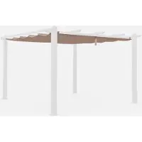 Sweeek - Dachplane für Pergola 3x4m - Condate - Taupe