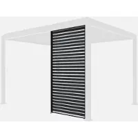 Sweeek - Lamellenwand 130cm für Pergola Triomphe 3x4m - Anthrazit