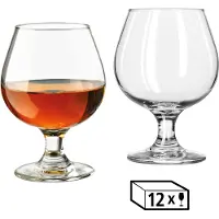 Libbey Whiskyglas "Libbey Brandy Glas 12er Set -EMBASSY-", (Set, 12 tlg.), 340 ml, hochwertig verarbeitet, im modernen Design