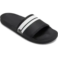 Quiksilver Rivi Slide Black/Black/White Größe EU 47