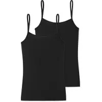 Schiesser Top Damen 162895 Modal Essentials Black (2er Set)-XXXL