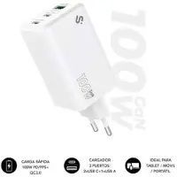 Subblim Gan Usb-a Und Usb-c Wandladegerät 100w