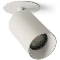 ANTIDARK SpotOn Semi Einbauspot, weiß - , SpotOn Semi, Weiß, für Wohnzimmer, Aluminium