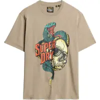 Superdry Biker Rock Graphic Loose Kurzarm-t-shirt