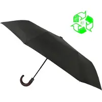 Smati Regenschirm für Damen und Herren, aus recyceltem Stoff, umweltfreundlich, robust, winddicht, a