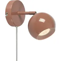 Markslöjd Wandlampe Pop, braun / rost, für Wohn- / Esszimmer, Metall, Vintage, Wandleuchte, Wandlampe Innen