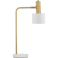 Nova Luce PAZ Tischleuchte E27 Gold 60x12,5cm 9426651