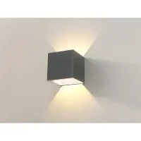 Artdelight Anthrazit WandSpot Cube