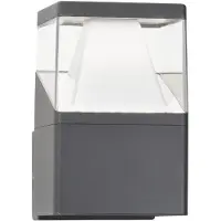 Lyora LOCK LED Wandleuchte Grau 12W IP54 13,5x16x20cm 813101
