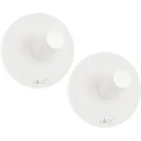 Zack Handtuchhaken Peco Rund Weiß 4,5 cm (2-teilig)