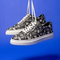 Lureaux Melo Vibes Sneakers - - Schöne bunte Schuhe - Einzigartiger Druck - Herren