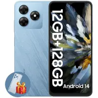 Blackview Wave 8 (Dual Sim - 6.56" - 128 GB, 4 GB RAM) Blau