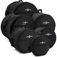 Gear4Music Deluxe gepolstert Fusion Schlagzeug Tasche Set von