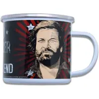 Blechwaren Fabrik Braunschweig Bud Spencer Emaille Tasse The Legend