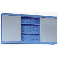 Aerotec 20142010 1200/1 Werkzeug-Hängeschrank (B x H x T) 1200 x 600 x 200 mm Blau (RAL 5015), Lichtgrau (RAL 7035)
